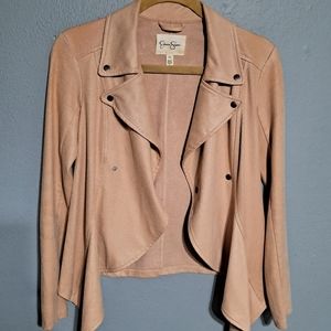 Jessica Simpson faux suede jacket